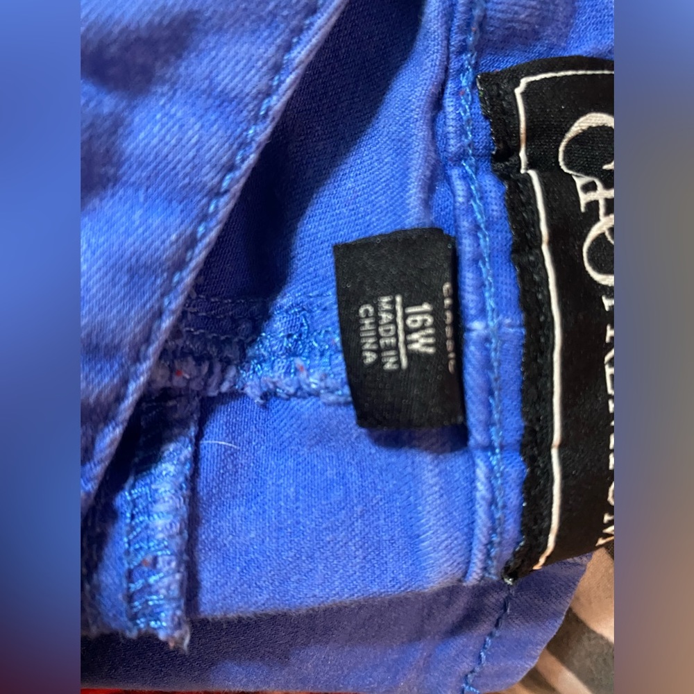 cute deep blue jeans